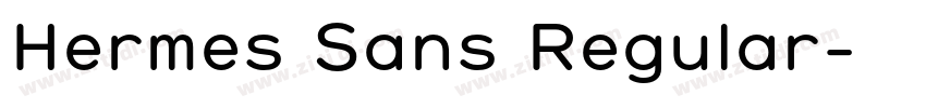 Hermes Sans Regular字体转换